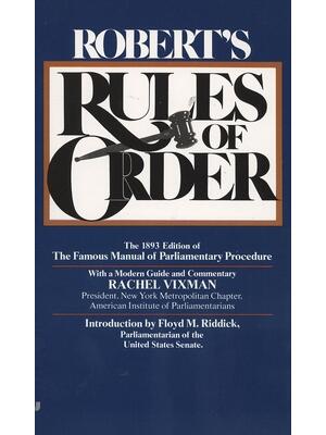 Robert's Rules of Order - Boganto