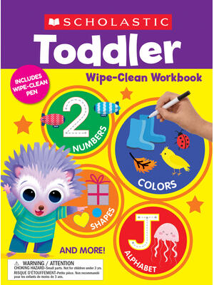Scholastic Toddler Wipe-Clean Workbook - Boganto