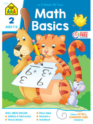 School Zone Math Basics Grade 2 Workbook - Boganto
