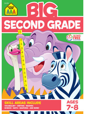 School Zone Big Second Grade Workbook - Boganto