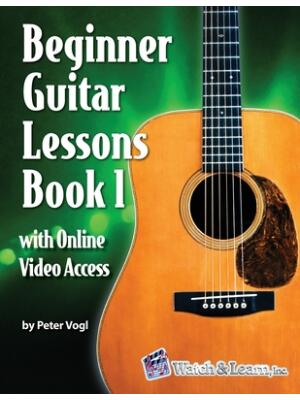Beginner Guitar Lessons Book 1 with Online Video Access - Boganto