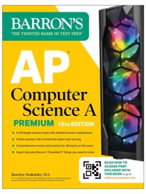 AP Computer Science a Premium: 6 Practice Tests + Comprehensive Review + Online Practice - Boganto