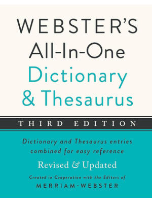 Webster's All-In-One Dictionary and Thesaurus, Third Edition - Boganto
