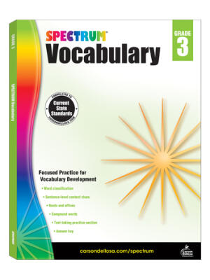 Spectrum Vocabulary, Grade 3 - Boganto