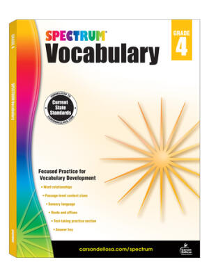 Spectrum Vocabulary, Grade 4 - Boganto