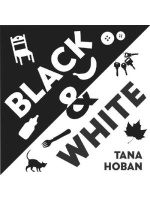 Black & White Board Book : A High Contrast Book for Newborns - Boganto