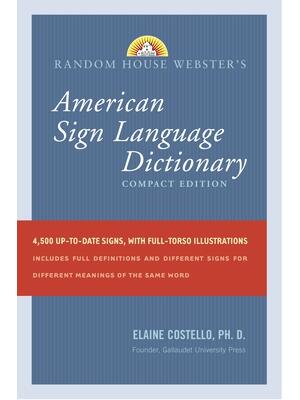 Random House Webster's Compact American Sign Language Dictionary - Boganto
