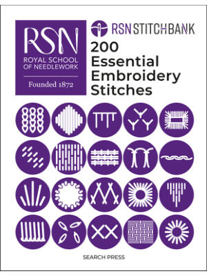The Royal School of Needlework Stitch Bank : 200 Essential Embroidery Stitches - Boganto