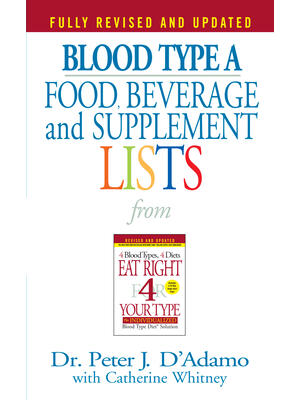 Blood Type A  Food, Beverage and Supplement Lists - Boganto