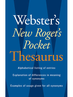 Webster's New Roget's Pocket Thesaurus - Boganto