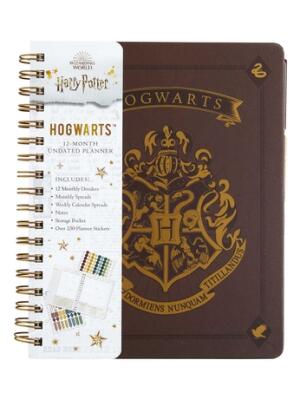 Harry Potter: Hogwarts 12-Month Undated Planner: (Harry Potter School Planner School, Harry Potter Gift, Harry Potter Stationery, Undated Planner) - Boganto