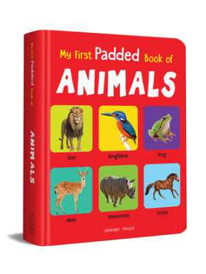 My First Padded Book of Animals : Early Learning Padded Board Books for Children - Boganto