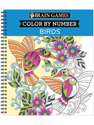 Brain Games - Color by Number: Birds - Boganto