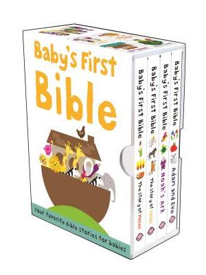 Baby's First Bible Boxed Set: The Story of Moses, the Story of Jesus, Noah's Ark, and Adam and Eve - Boganto