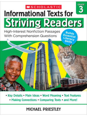 Informational Texts for Striving Readers: Grade 3: High-Interest Nonfiction Passages with Comprehension Questions - Boganto