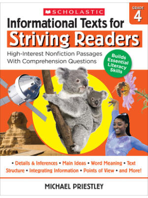 Informational Texts for Striving Readers: Grade 4: High-Interest Nonfiction Passages with Comprehension Questions - Boganto