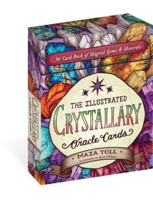 The Illustrated Crystallary Oracle Cards: 36-Card Deck of Magical Gems & Minerals - Boganto