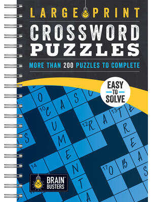 Large Print Crossword Puzzles Blue: Over 200 Puzzles to Complete - Boganto