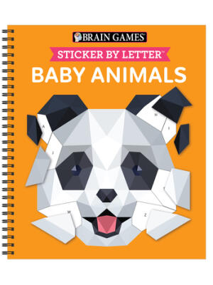 Brain Games - Sticker by Letter: Baby Animals - Boganto