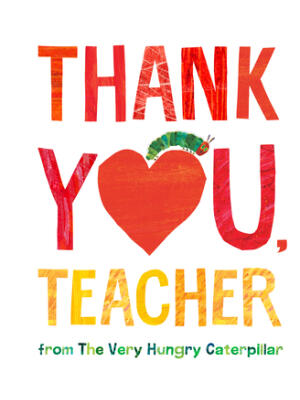 Thank You, Teacher from the Very Hungry Caterpillar - Boganto