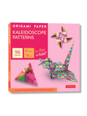 Origami Paper - Kaleidoscope Patterns - 6 - 96 Sheets: Tuttle Origami Paper: Origami Sheets Printed with 8 Different Patterns: Instructions for 6 Proj - Boganto