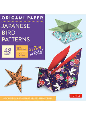 Origami Paper - Japanese Bird Patterns - 8 1/4 - 48 Sheets: Tuttle Origami Paper: Origami Sheets Printed with 8 Different Designs: Instructions for 7 - Boganto