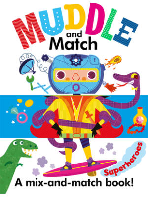 Muddle and Match Superheroes - Boganto