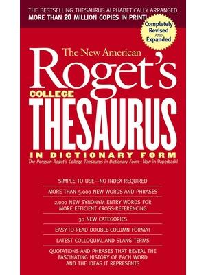 New American Roget's College Thesaurus in Dictionary Form (Revised & Updated) - Boganto