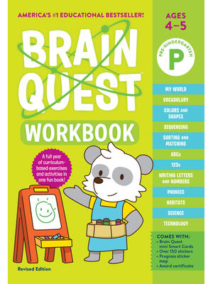 Brain Quest Workbook: Pre-K Revised Edition - Boganto