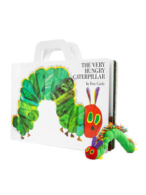 The Very Hungry Caterpillar Giant Board Book and Plush package - Boganto