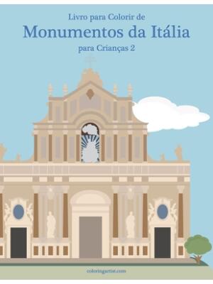Livro para Colorir de Monumentos da Itália para Crianças 2 - Boganto