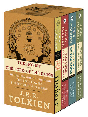 J.R.R. Tolkien 4-Book Boxed Set: The Hobbit and the Lord of the Rings: The Hobbit, the Fellowship of the Ring, the Two Towers, the Return of the King - Boganto