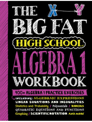 The Big Fat High School Algebra 1 Workbook: 400+ Algebra 1 Practice Exercises - Boganto