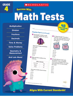 Scholastic Success with Math Tests Grade 4 Workbook - Boganto