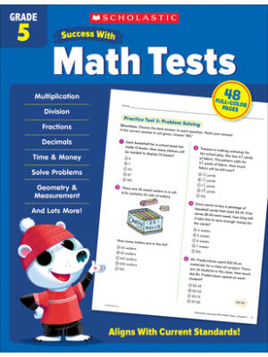 Scholastic Success with Math Tests Grade 5 Workbook - Boganto