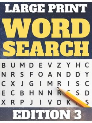 Large Print Word Search: 80 Large Print Word Searches for Adults & Seniors - Find Hundreds of Words - Suitable for Kids (Word Set Edition 3) - Boganto