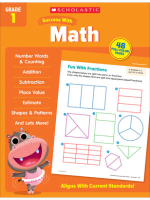 Scholastic Success with Math Grade 1 Workbook - Boganto