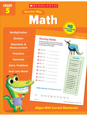 Scholastic Success with Math Grade 5 Workbook - Boganto