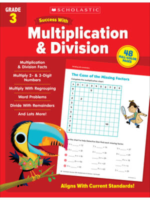 Scholastic Success with Multiplication & Division Grade 3 Workbook - Boganto