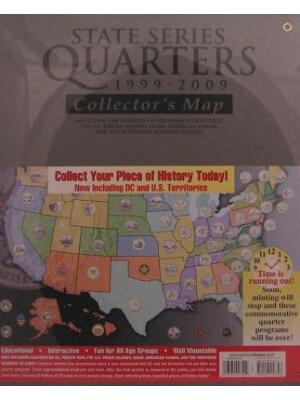 Whitman State Series Quarter Map - Boganto