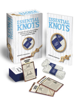Essential Knots Kit: Includes Instructional Book, 48 Knot Tying Flash Cards and 2 Practice Ropes [With Cards] - Boganto