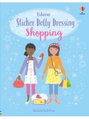 Sticker Dolly Dressing Shopping - Boganto