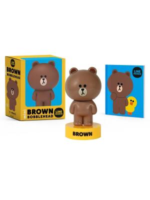 Line Friends Mini Brown Bobblehead - Boganto