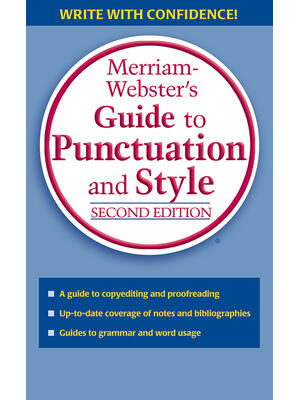 Merriam-Webster's Guide to Punctuation and Style - Boganto